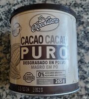 Cacao puro desgrasado en polvo