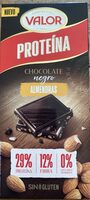 Chocolate negro proteína con almendras