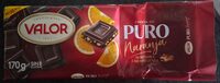 Valor Chocolate puro naranja y almendra