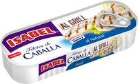 Filetes de caballa al natural al grill