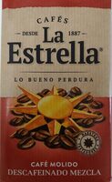 Café descafeinado molido mezcla