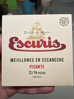 Mejillones en escabeche picante