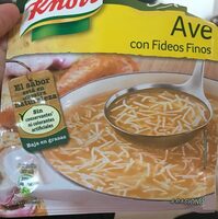 Sopa De Fideus En Sobre Knorr