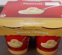 Yogur sabor plátano
