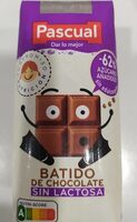 Batido de chocolate sin lactosa
