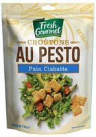 Croûtons au pesto Pain Ciabatta
