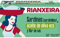 Sardinas en aceite de oliva eco y flor de sal