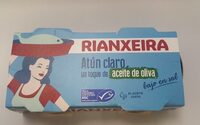 Atún claro, un toque de aceite de oliva bajo en sal