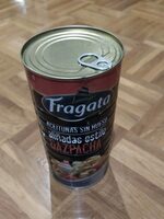 Aceitunas sin hueso aliñadas estilo gazpacha