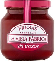 Mermelada de fresas sin trozos