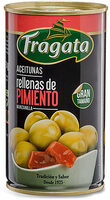 Manzanilla Oliven mit Paprikapaste gefüllt