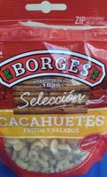 Cacahuetes fritos y salados