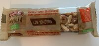 Barrita frutos secos con chocolate negro