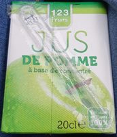 Jus de pomme à base de concentré