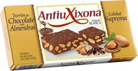Turron de chocolate con almendras