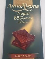 Chocolate negro 85% cacao intenso