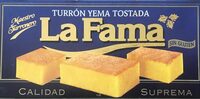 Turrón yema tostada