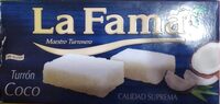 Turrón sabor coco