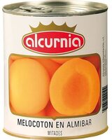 Melocotón en almíbar mitades