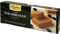 Colombianos barquillos rellenos de crema de café