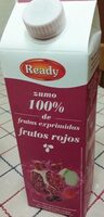 Zumo 100% de drutas exprimidas frutos rojos