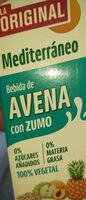 Bebida de avena con zumo