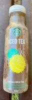 Iced tea lemon mint tea