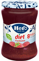 Mermelada de frambuesas diet