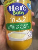 Zanahorias con arroz en caldito de pollo