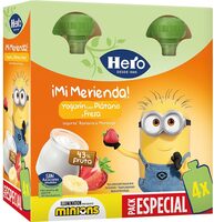 Yogurín con plátano y fresa