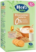 8 cereales galleta 0%