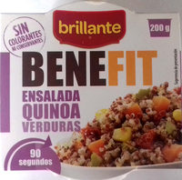 Benefit ensalada quinoa y verduras