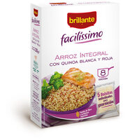 Brillante Facilíssimo arroz integral con quinoa blanca y roja