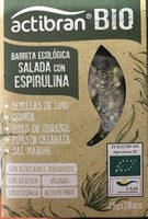 Barrita ecológica salada con espirulina