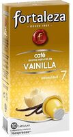 Cápsulas de café con aroma natural vainilla