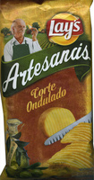 Patatas fritas onduladas artesanas