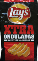 Xtra onduladas al punto de sal sin gluten