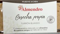 Turrón blando Cosecha propia