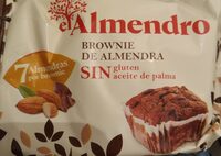 Brownie de almendra sin gluten