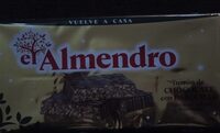 Turrón de chocolate con barquillo