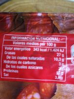 Chorizo tradición extra