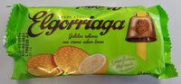 Galletas rellenas de crema sabor limon