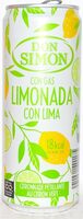 Sparkling lemonade with lime