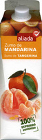 Zumo de mandarina exprimido refrigerado