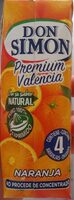 Premium Valencia zumo de naranja