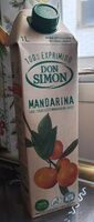 Zumo mandarina 100% exprimido