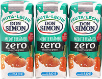Mediterráneo zero materia grasa fruta + leche