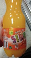 Bebida de zumo de naranja sin gas sin gluten