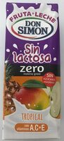 Bebida tropical sin lactosa