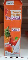 Zumo+Leche tropical